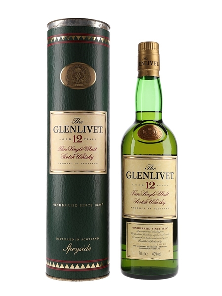 Glenlivet 12 Year Old Bottled 1990s-2000s 70cl / 40%