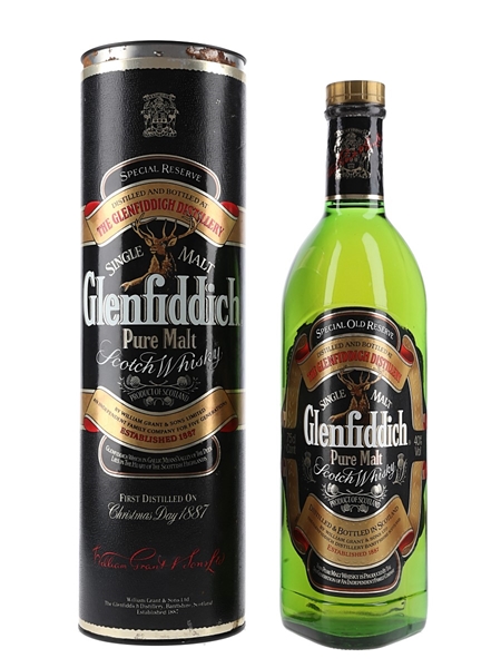 Glenfiddich Special Old Reserve Pure Malt Bottled 1980s 75cl / 40%