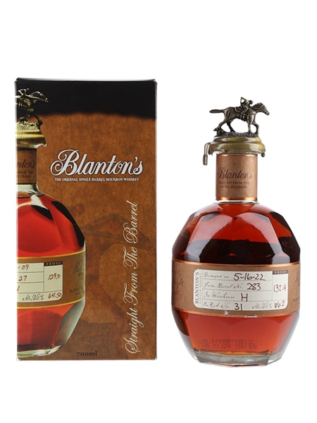 Blanton's Straight From The Barrel No.283 Bottled 2022 70cl / 66.2%