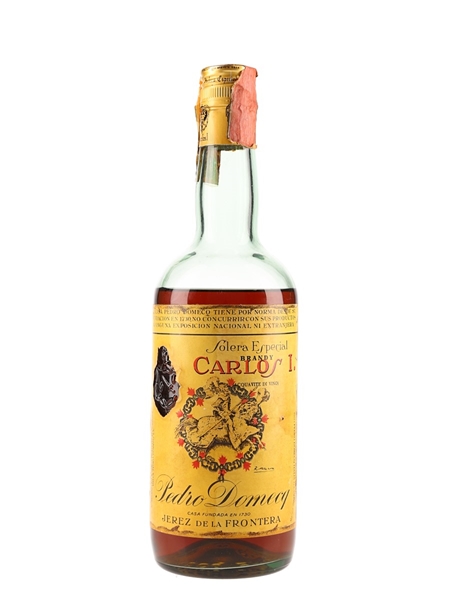 Carlos I Solera Especial Bottled 1970s - Pedro Domecq 75cl / 40%