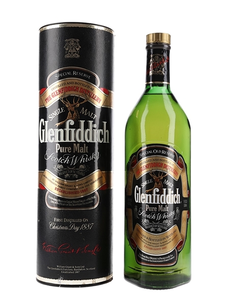 Glenfiddich Special Reserve Pure Malt Bottled 1980s 100cl / 40%