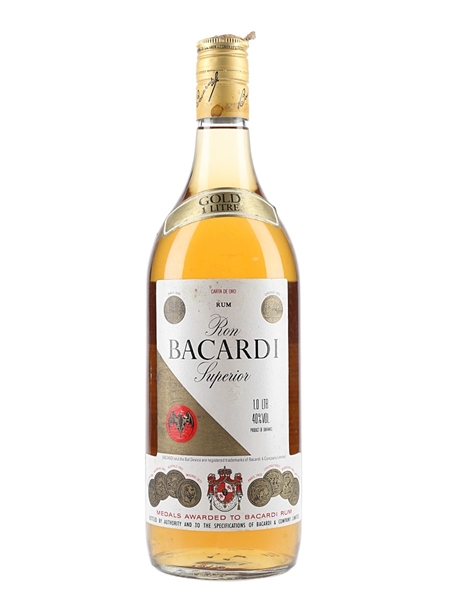 Bacardi Gold Bottled 1990s 100cl / 40%