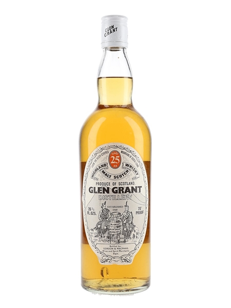 Glen Grant 25 Year Old Bottled 1970s - Gordon & MacPhail 75.7cl / 40%