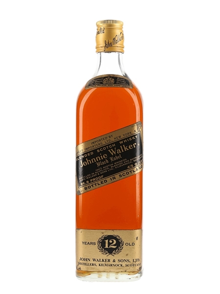 Johnnie Walker Black Label 12 Year Old Extra Special - Lot
