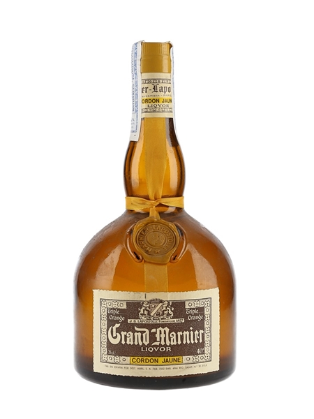 Grand Marnier Cordon Jaune Liqueur Bottled 1970s-1980s - Spain 75cl / 40%