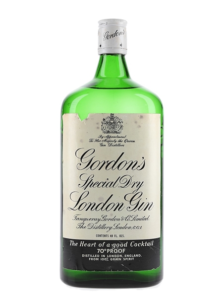 Gordon's Special Dry London Gin Bottled 1970s 113cl / 40%