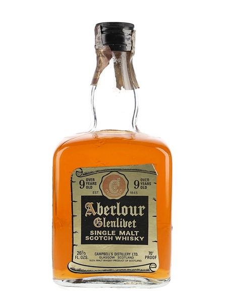 Aberlour Glenlivet 9 Year Old Bottled 1970s 75.7cl / 40%