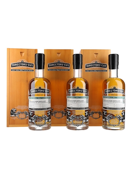 Highland Park 1991 21 Year Old Director's Cut Bottled 2012 - Douglas Laing 3 x 70cl / 54.8%