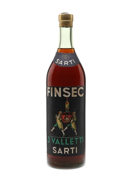 Sarti 3 Valletti Finsec Liqueur Bottled 1950s 100cl / 40.5%