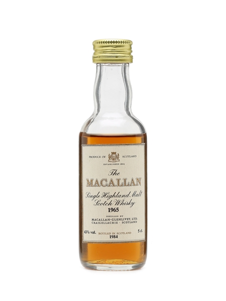 Macallan 1965 Bottled 1984 Miniature