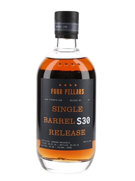 Four Pillars Single Barrel Release Bottled 2016 - Cask Strength Gin 50cl / 56.8%