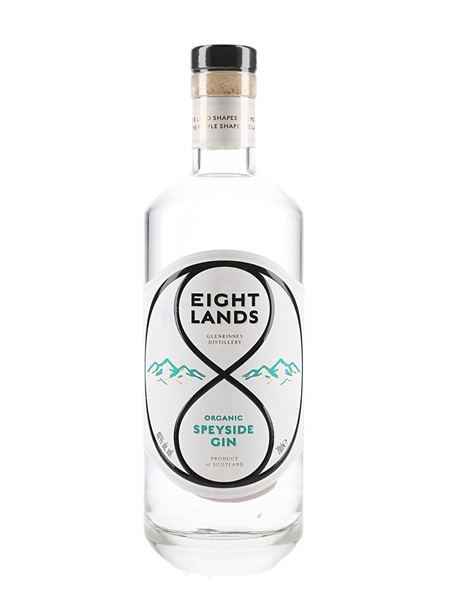 Eight Lands Organic Speyside Gin Glenrinnes Distillery 70cl / 46%