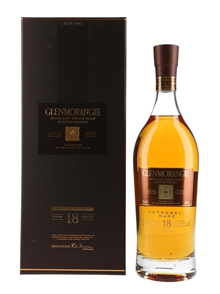 Glenmorangie 18 Year Old Extremely Rare Bottled 2020 70cl / 43%