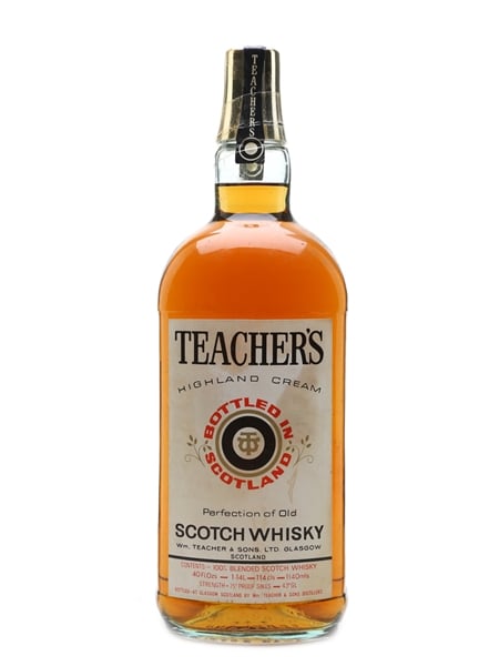 Teacher's Highland Cream Bottled 1970s 100cl / 43%