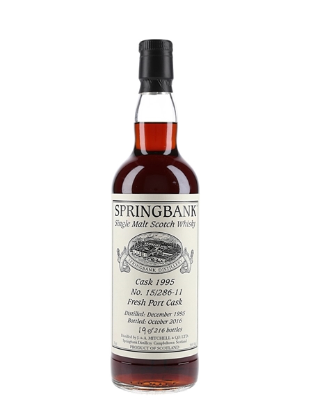 Springbank 1995 Fresh Port Cask Bottled 2016 70cl / 51%