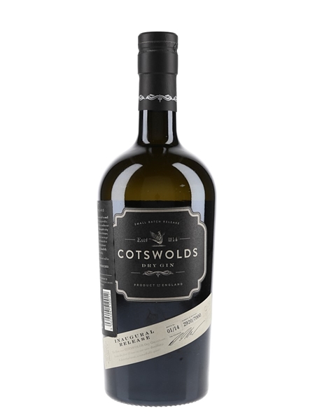 Cotswolds Dry Gin Batch 01-14 - Inaugural Release 70cl / 46%