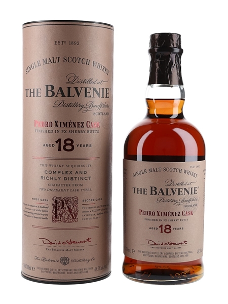 Balvenie 18 Year Old Pedro Ximenez Cask 70cl / 48.7%