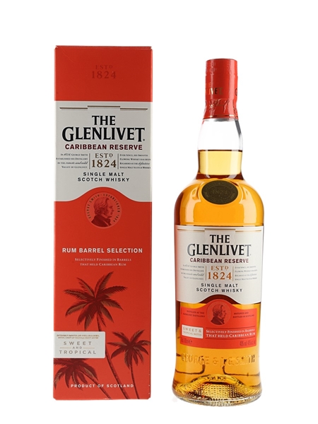 Glenlivet Caribbean Reserve Bottled 2020 - Rum Cask Finish 70cl / 40%