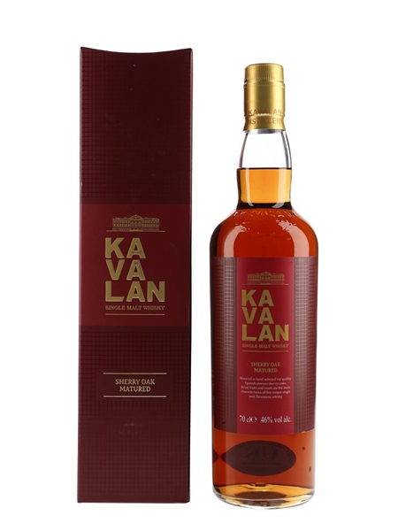 Kavalan Sherry Oak Matured Bottled 2016 70cl / 46%