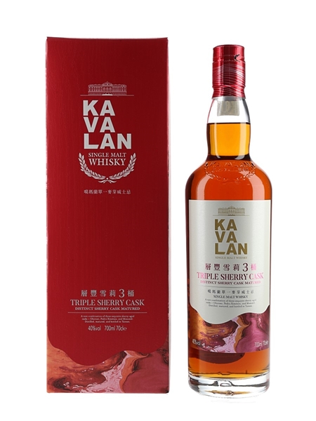 Kavalan Triple Sherry Cask Bottled 2021 70cl / 40%