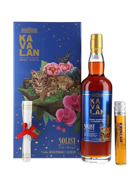 Kavalan Solist Vinho Barrique Cask Strength Distilled 2016 70cl & 5cl / 54.8%