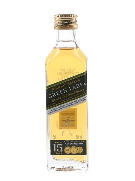 Johnnie Walker 15 Year Old Pure Malt Green Label Chinese Market 5cl / 43%