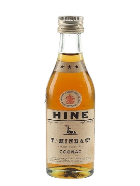 Hine 3 Star Bottled 1970s 5cl / 40%