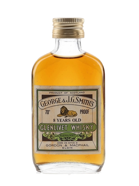 Glenlivet 8 Year Old Bottled 1970s - Gordon & MacPhail 5cl / 40%