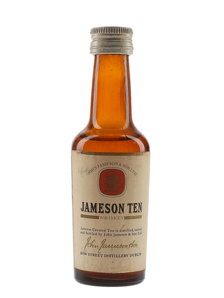 Jameson Ten Bottled 1960s-1970s - Bow Street Distillery 7cl