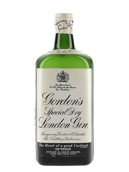 Gordon's Special Dry London Gin Bottled 1960s - Spring Cap 75cl / 40%