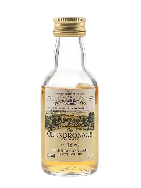 Glendronach 12 Year Old Original Bottled 1980s 5cl / 40%