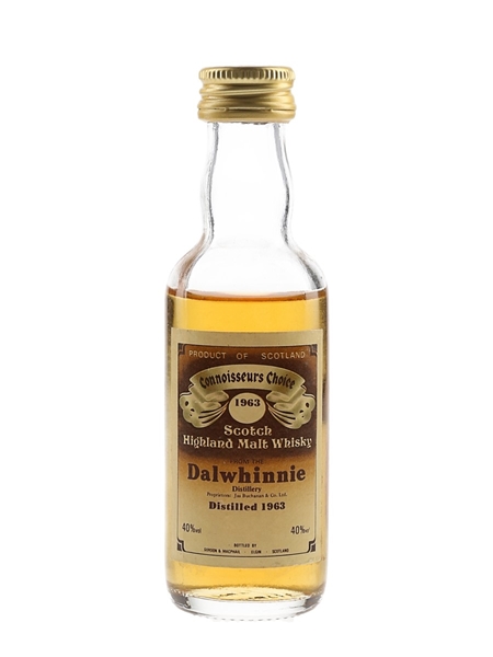 Dalwhinnie 1963 Connoisseurs Choice Bottled 1980s - Gordon & MacPhail 5cl / 40%