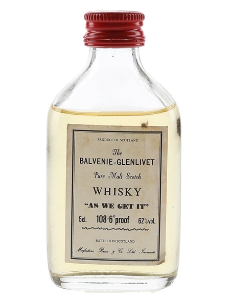 Balvenie Glenlivet As We Get It Macfarlane, Bruce & Co. 5cl / 62%