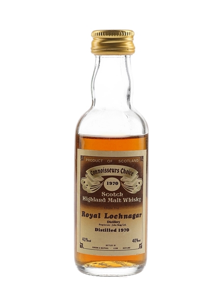 Royal Lochnagar 1970 Connoisseurs Choice Bottled 1980s - Gordon & MacPhail 5cl / 40%