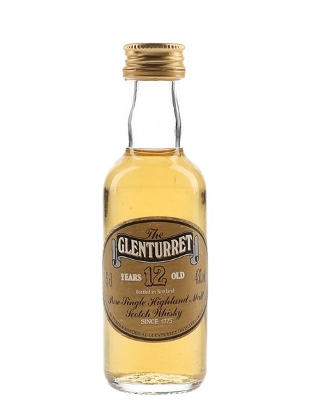 Glenturret 12 Year Old Bottled 1990s 5cl / 43%