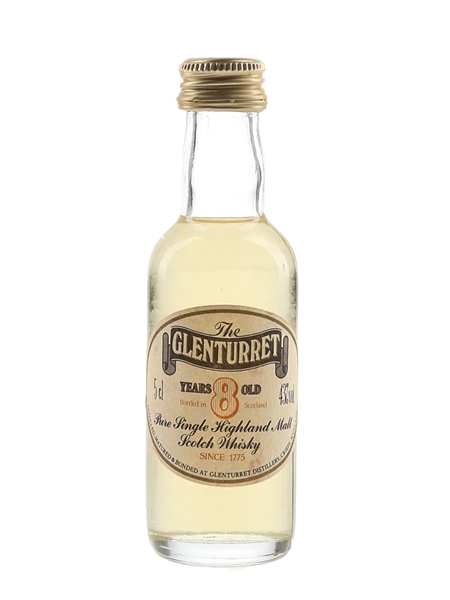 Glenturret 8 Year Old Bottled 1980s 5cl / 43%