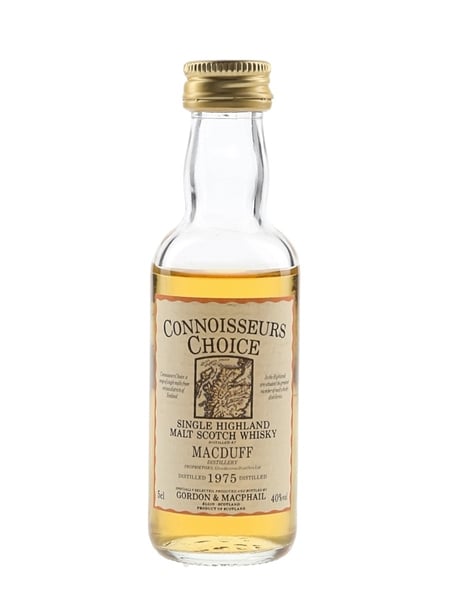 Macduff 1975 Connoisseurs Choice Bottled 1990s - Gordon & MacPhail 5cl / 40%