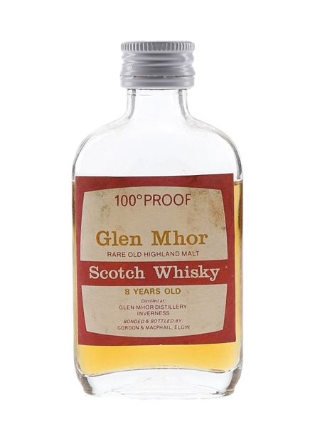 Glen Mhor 8 Year Old 100 Proof Bottled 1970s - Gordon & MacPhail 5cl / 57%