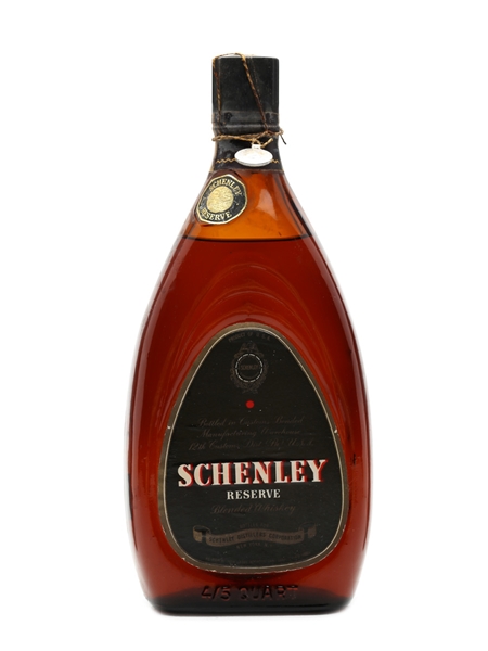 Schenley Reserve Bottled 1940s 75.7cl