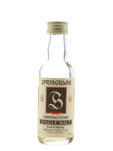 Springbank 12 Year Old Bottled 1990s 5cl / 46%