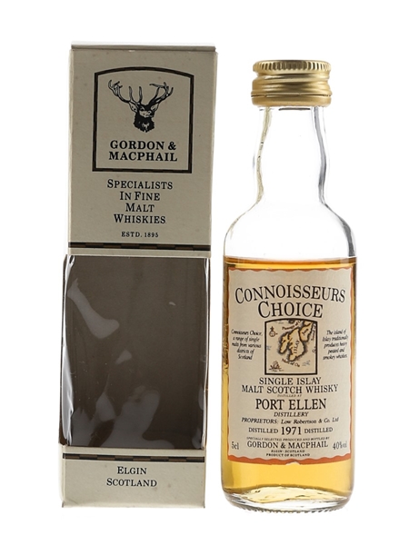 Port Ellen 1971 Connoisseurs Choice Bottled 1980s-1990s - Gordon & MacPhail 5cl / 40%