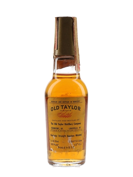 Old Taylor Bottled 1970s - Japanese Market 4.7cl / 43%