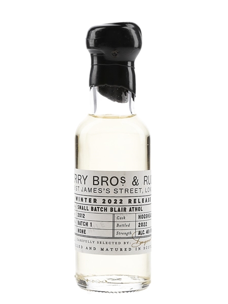 Blair Athol 2012 Winter 2022 Release Small Batch Berry Bros & Rudd - Trade Sample 5cl / 46%