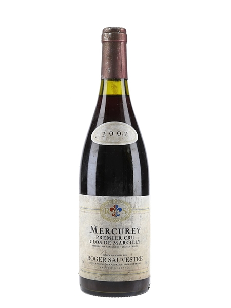 2002 Mercurey 1er Cru Clos de Marcilly Roger Sauvestre 75cl / 13%