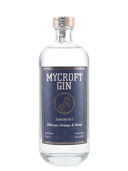 Mycroft Gin Emporium 1 Hibiscus, Orange & Hemp 70cl / 41%