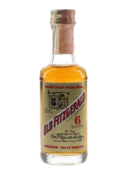 Old Fitzgerald 6 Year Old Prime Bourbon Bottled 1960s 4.7cl / 43%