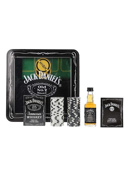 Jack Daniel's Poker Case Gift Pack  5cl / 40%