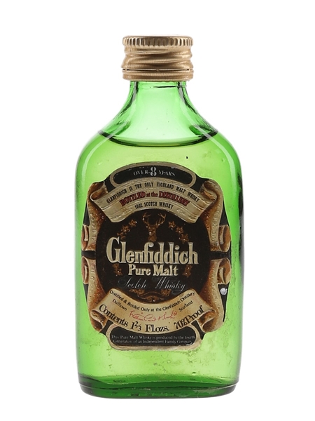 Glenfiddich 8 Year Old Pure Malt Bottled 1970s 4.7cl / 40%