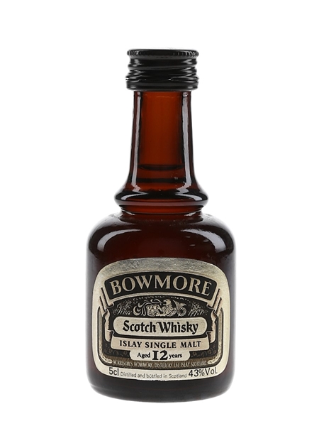 Bowmore 12 Year Old Bottled 1980s 5cl / 43%