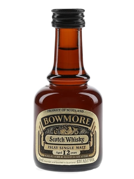 Bowmore 12 Year Old Bottled 1980s 5cl / 43%